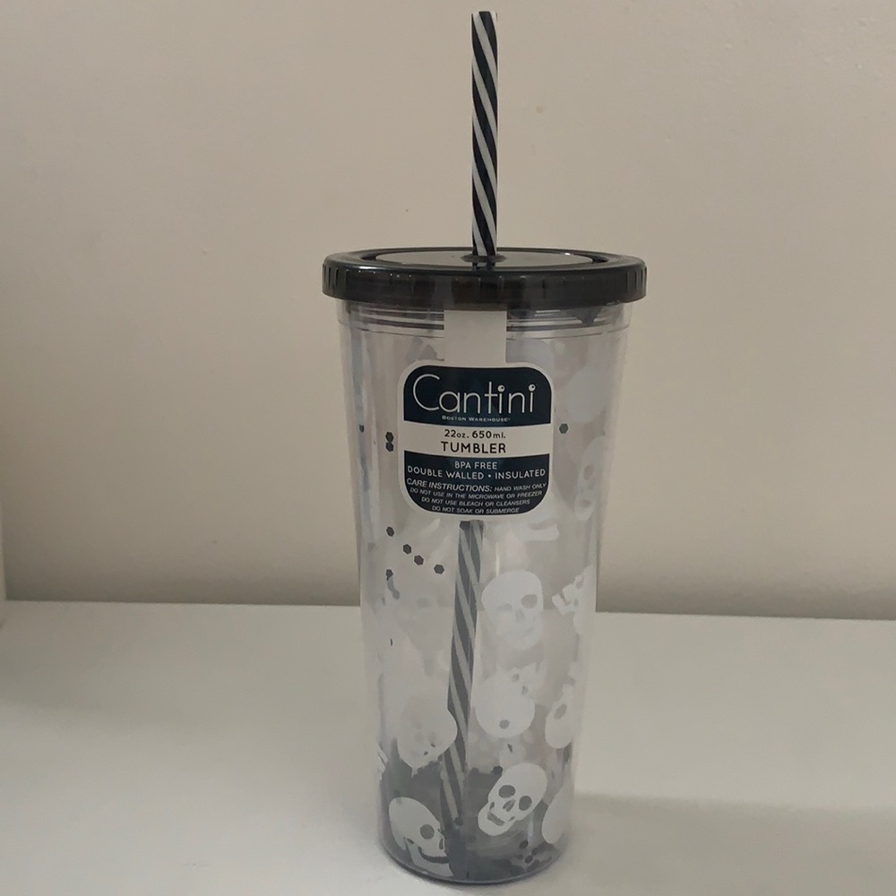 Halloween Cantini 22oz (650 ml) BPA Free Double Wall Tumbler.